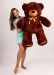 Купити Ведмідь Томмі, 150 см, шоколадний