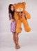 Купити Ведмідь Тедді, 180 см, світло-коричневий