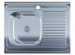 Купити Мийка кухонна 0,6 мм Imperial 6080-L накладна Satin