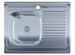 Купити Мийка кухонна 0,8 мм Imperial 6080-L накладна Satin